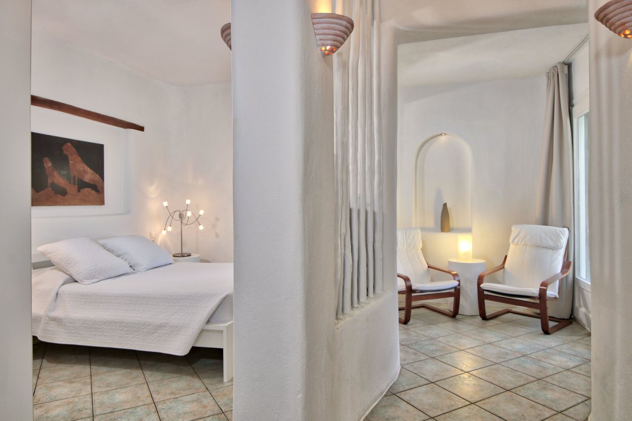 One of the bedrooms